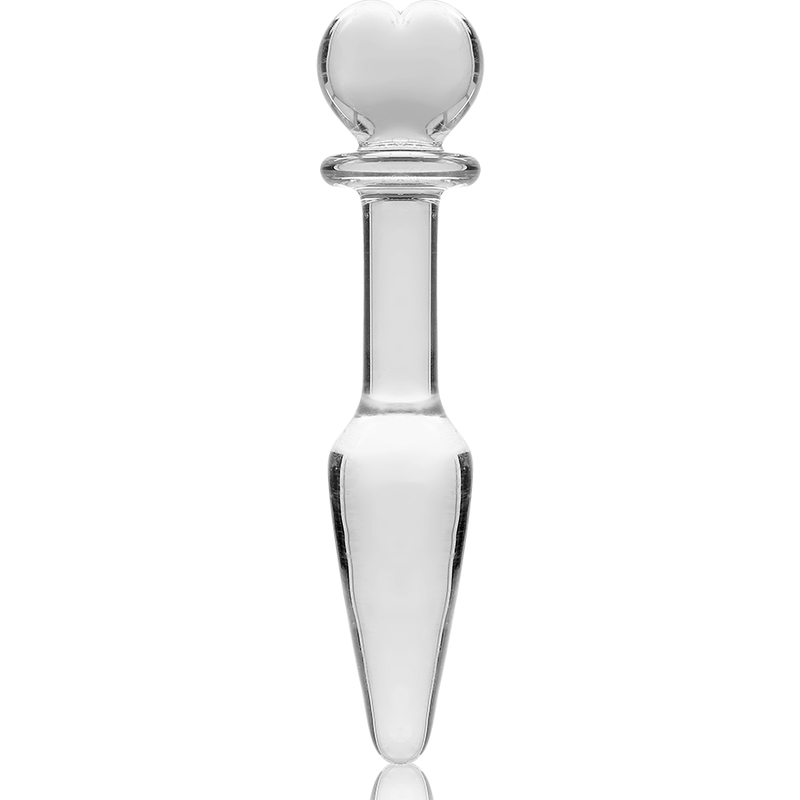 Alternative view of NEBULA SERIES BY IBIZA - MODEL 7 ANAL PLUG BOROSILICATE GLASS 13.5 X 3 CM CLEAR