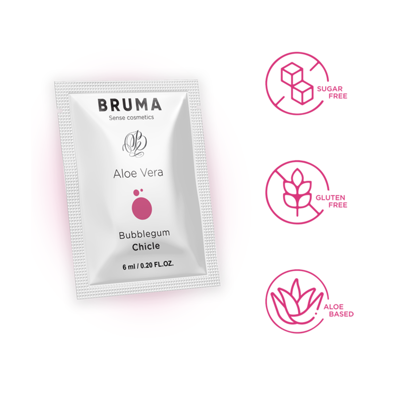 Alternative view of BRUMA - ALOE VERA SLIDING GEL BUBBLEGUM FLAVOR 6 ML