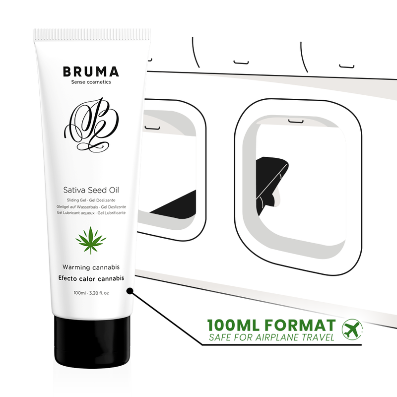 BRUMA - SATIVA SEED OIL SLIDING GEL WARMING CANNABIS FLAVOR 100 ML - Bild 3