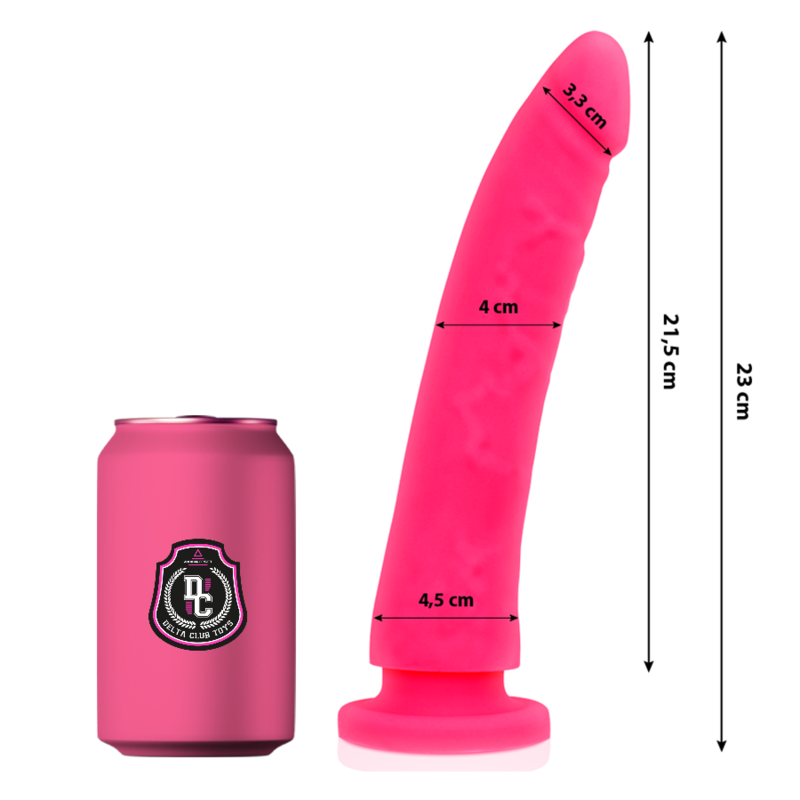 DELTA CLUB TOYS DONG PINK SILICONE 23 X 4.5 CM