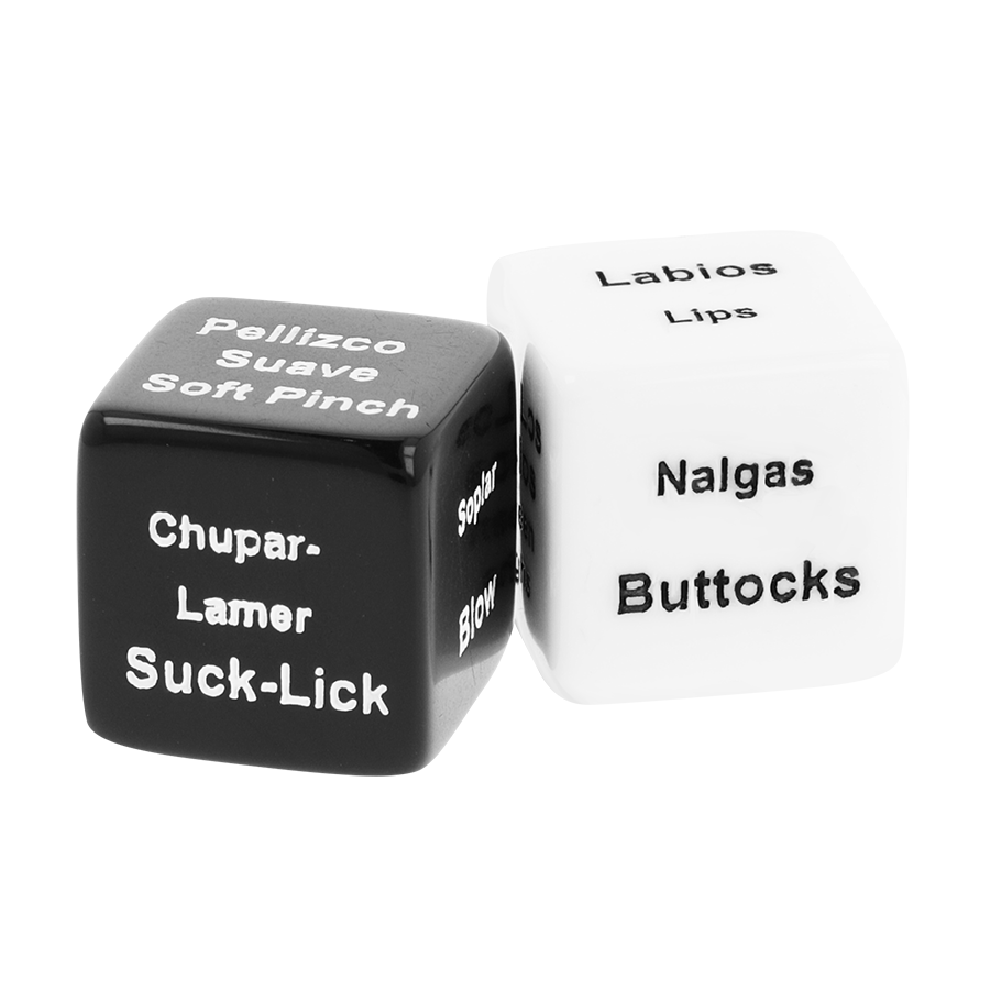 Alternative view of BLACKSILVER DICE FOR COUPLES ES/EN