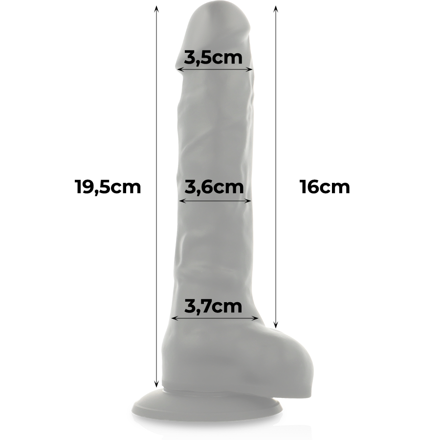 COCK MILLER SILICONE DENSITY COCKSIL ARTICULABLE BLACK 19.5 CM - Bild 4