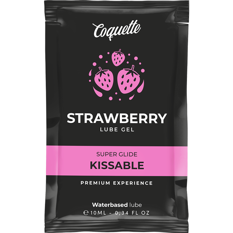 COQUETTE CHIC DESIRE WATERBASED KISSABLE STRAWBERRY LUBE GEL 10 ML