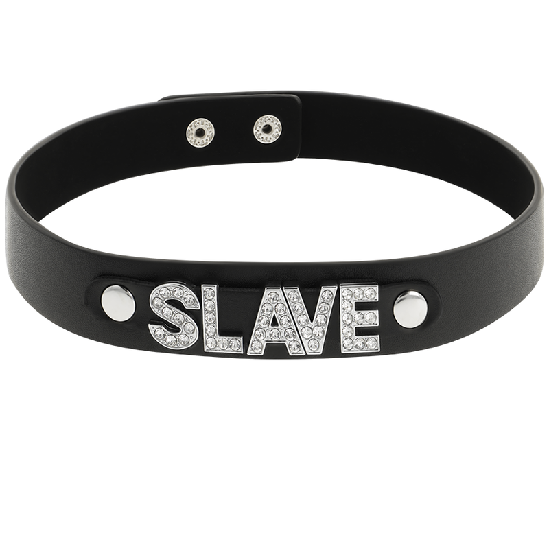 COQUETTE CHIC DESIRE CHOKER VEGAN LEATHER - SLAVE - Bild 3