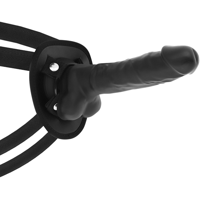 COCK MILLER HARNESS + SILICONE DENSITY ARTICULABLE COCKSIL BLACK 18 CM - Bild 3