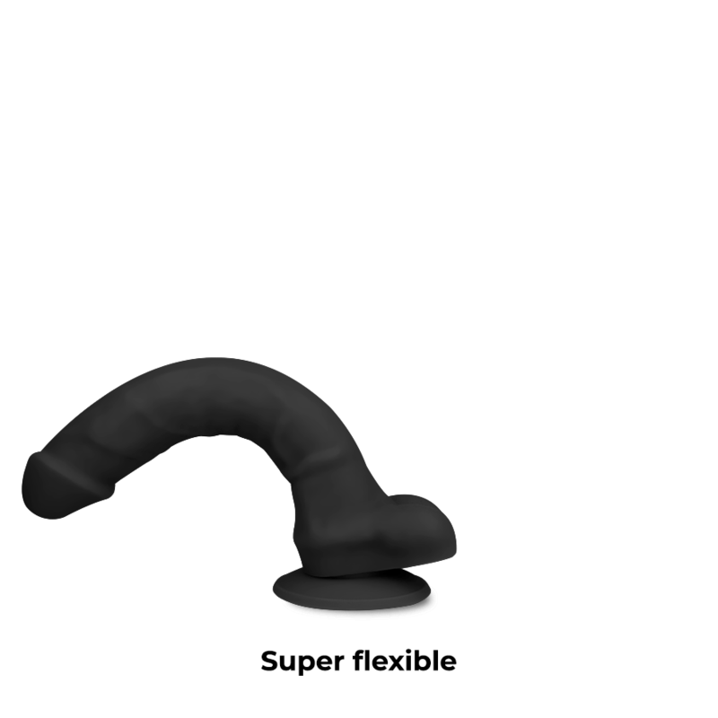 COCK MILLER HARNESS + SILICONE DENSITY ARTICULABLE COCKSIL BLACK 18 CM - Bild 4