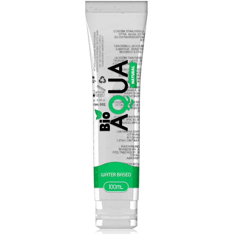 BIOAQUA LUBRICANT NATURAL INGREDIENTS WATER BASED 100 ML