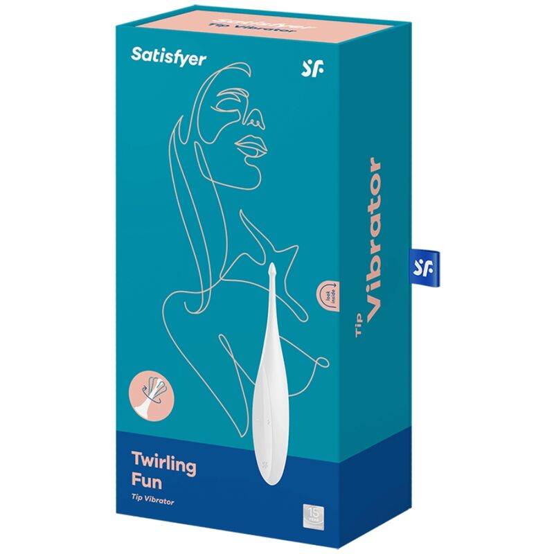 SATISFYER TWIRLING FUN TIP VIBRATOR - WHITE - Bild 4