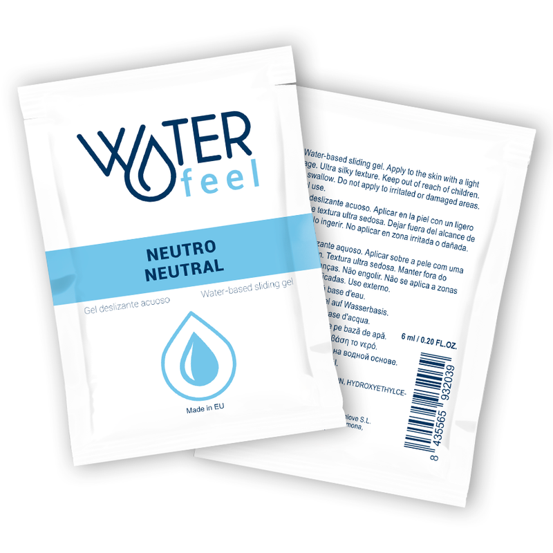 WATERFEEL WATER-BASED SLIDING GEL - NEUTRAL 6 ML