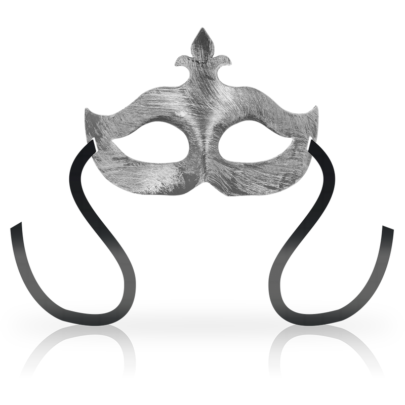 OHMAMA MASKS FLEUR DE LIS EYEMASK - SILVER