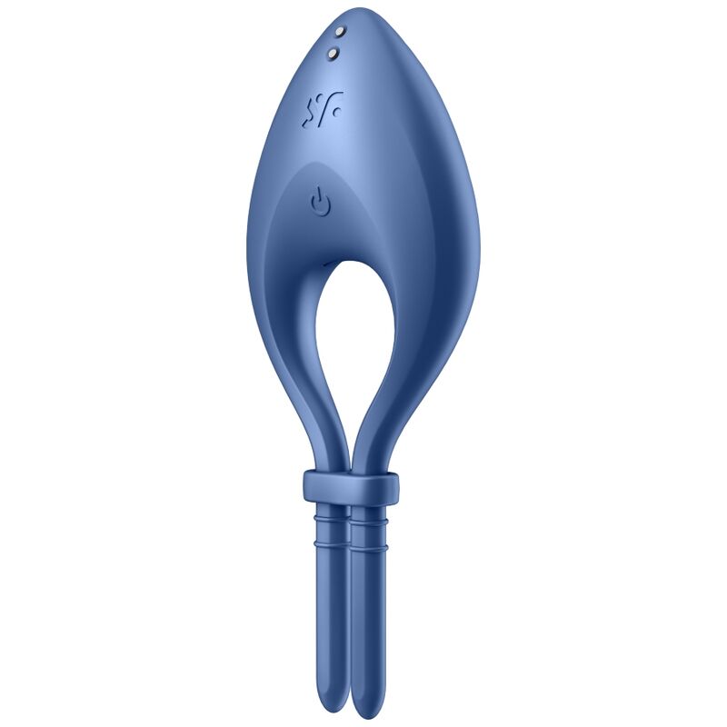 SATISFYER BULLSEYE RING VIBRATOR - BLUE