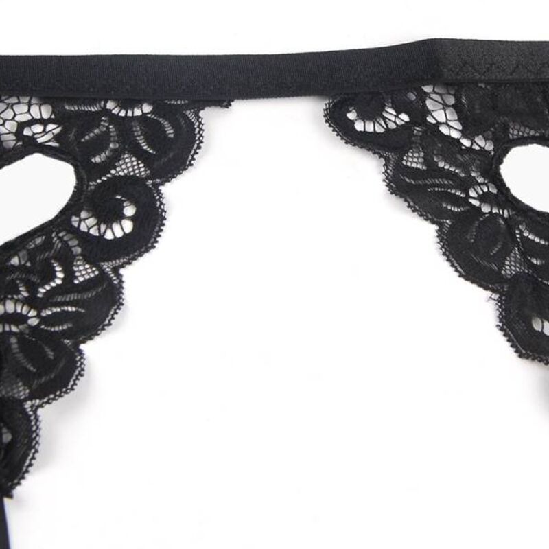 SUBBLIME THREE PIECES SET BRA+ GARTER BELT + THONG S/M - Bild 4
