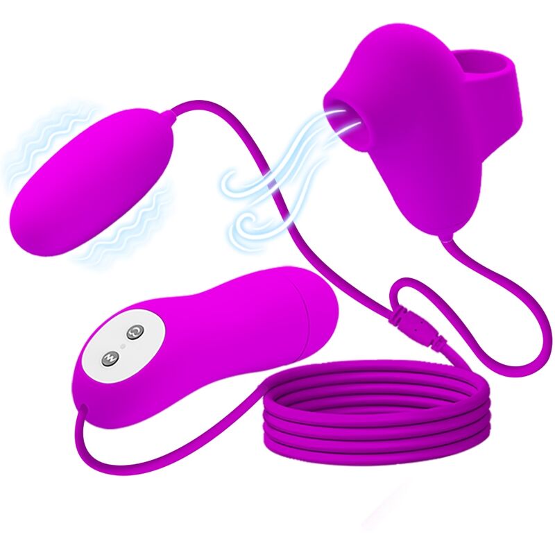 Alternative view of PRETTY LOVE SUCTION  VIBRO-BULLETS
