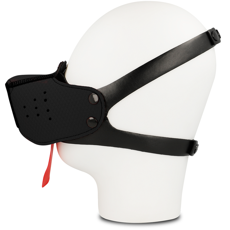 Alternative view of OHMAMA FETISH DOG MUZZLE - BLACK