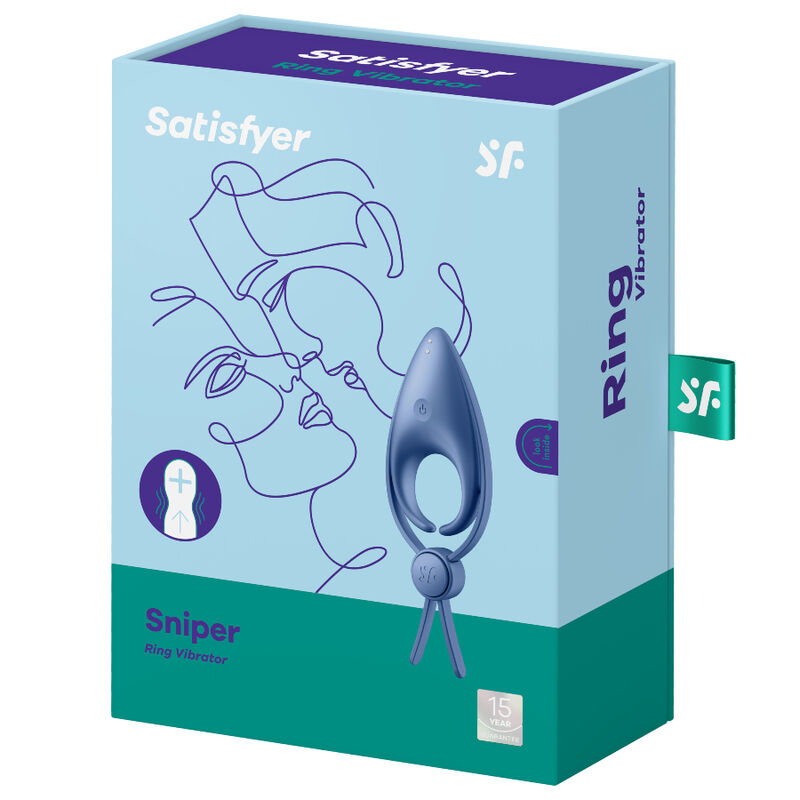 SATISFYER SNIPER RING VIBRATOR BLUE - Bild 3