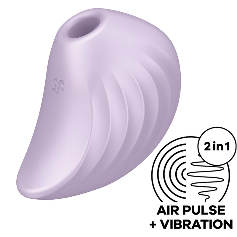 SATISFYER PEARL DIVER STIMULATOR VIBRATOR - VIOLET