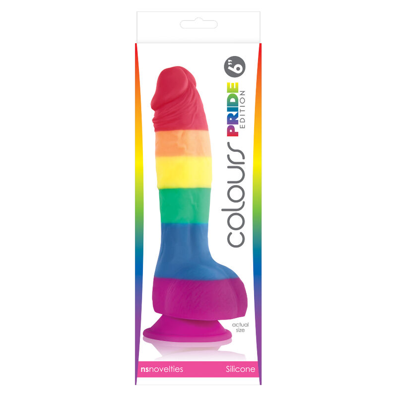 Alternative view of PRIDE - LGBT FLAG DILDO 15 CM