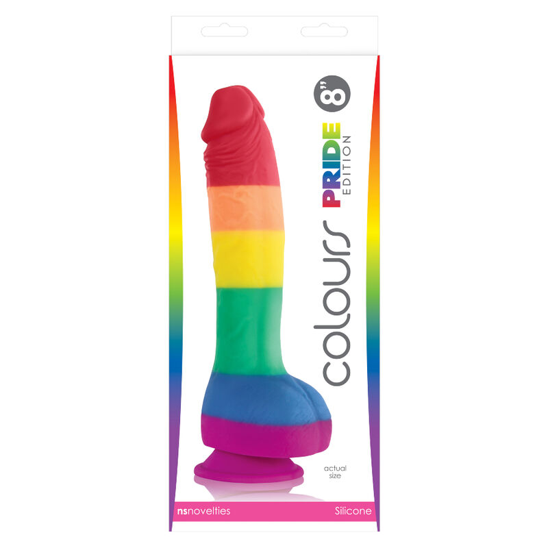 Alternative view of PRIDE - LGBT FLAG DILDO 19 CM