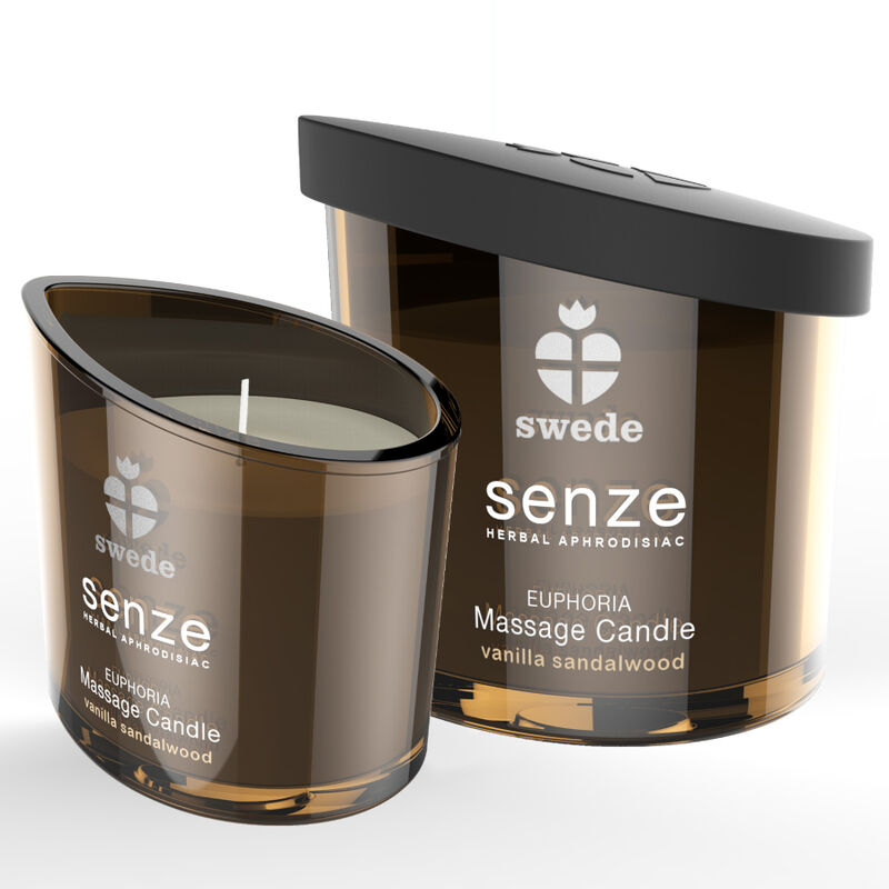 SWEEDE SENZE EUPHORIA MASSAGE CANDLE - VANILLA, SANDALWOOD