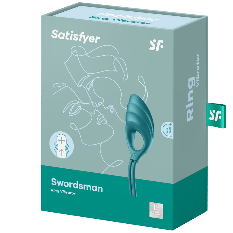 SATISFYER SWORDSMAN RING VIBRATOR - GREEN - Bild 4