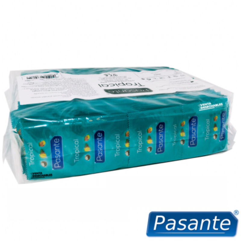 Alternative view of PASANTE CONDOMS TROPICAL BAG 144 UNITS