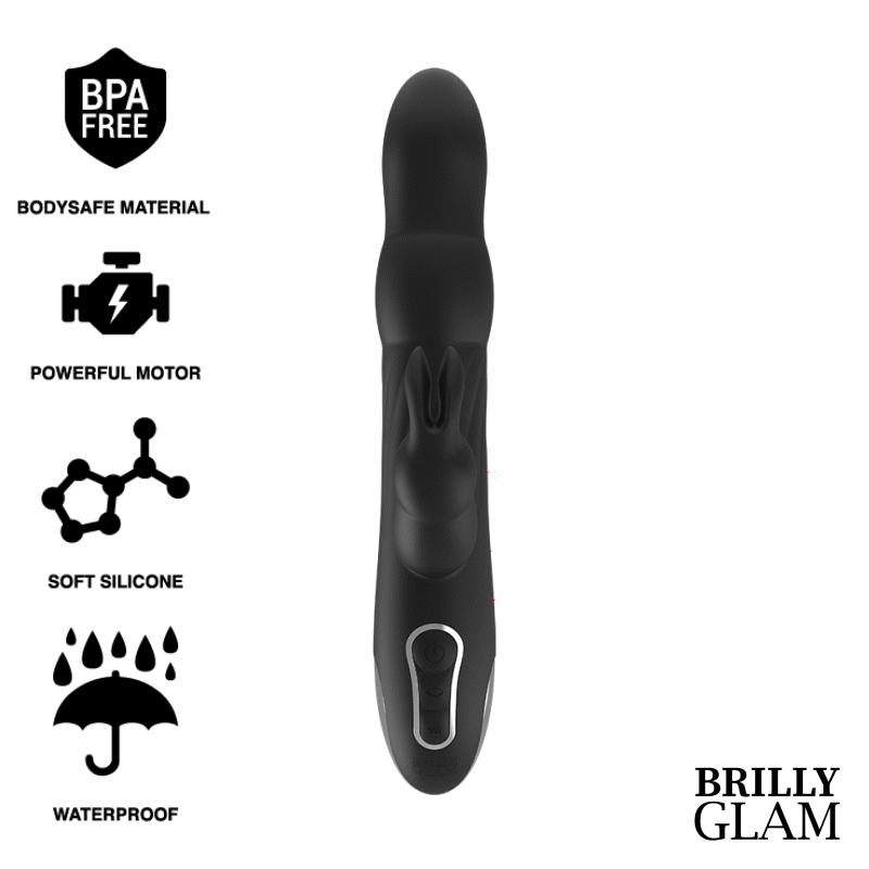 BRILLY GLAM MOEBIUS RABBIT VIBRATOR  ROTATOR WATCHME WIRELESS TECHNOLOGY COMPATIBLE