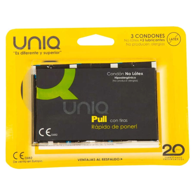 UNIQ PULL FREE LATEX  3UDS