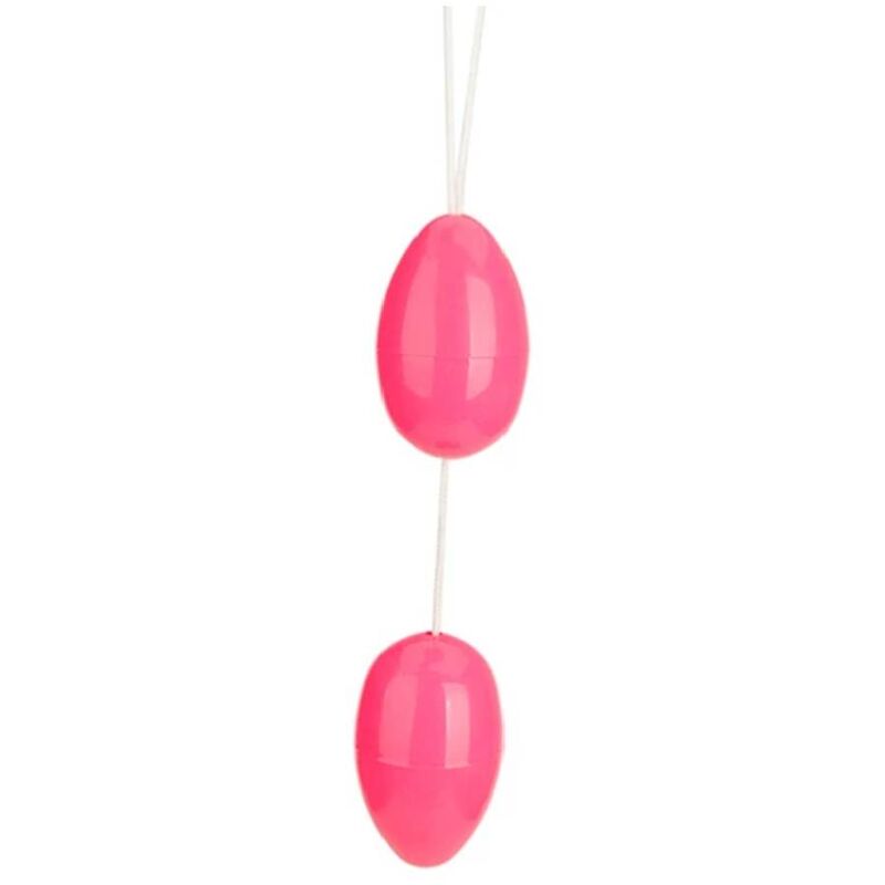 TWINS BALLS ANAL BEADS PINK
