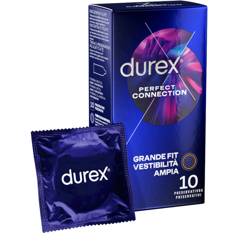 DUREX PERFECT CONNECTION SILICONE EXTRA LUBRIFICATION 10 UNITS