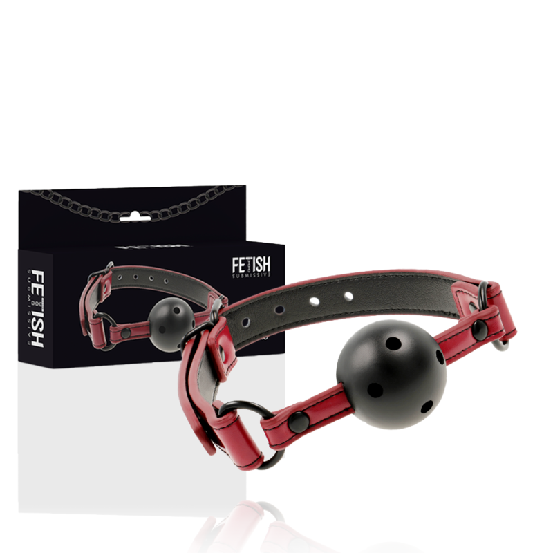 FETISH SUBMISSIVE DARK ROOM  BREATHABLE BALL GAG