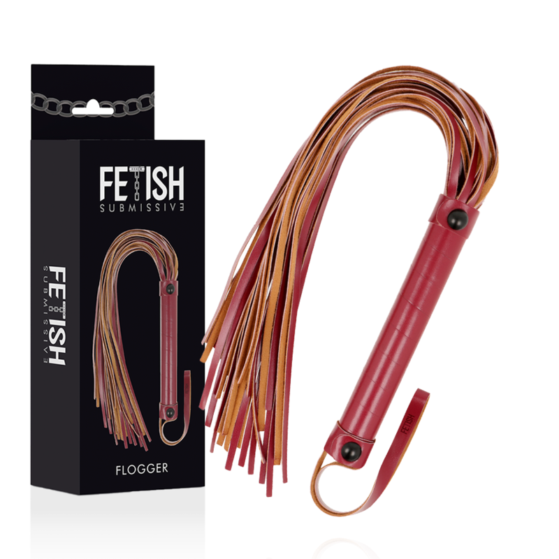 FETISH SUBMISSIVE DARK ROOM  FLOGGER VEGAN LEATHER