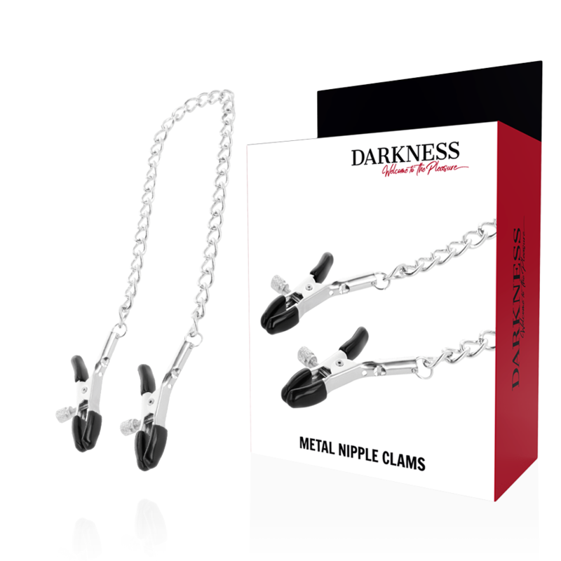 DARKNESS ADJUSTABLE NIPPLE CLAMPS METAL
