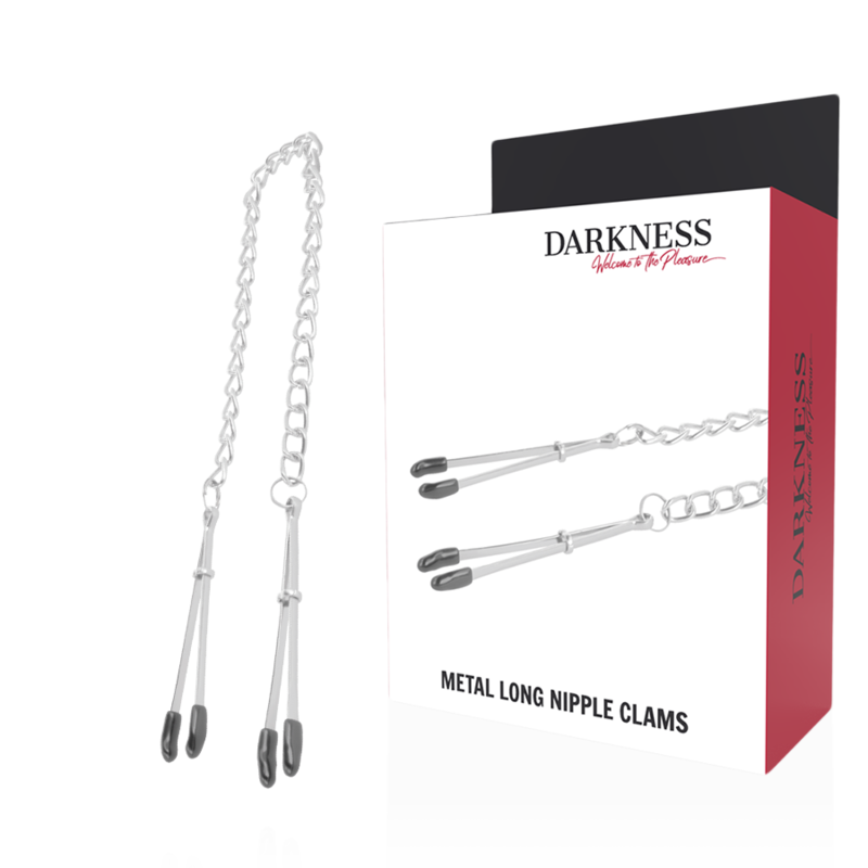 DARKNESS METAL LONG NIPPLE CLAMS