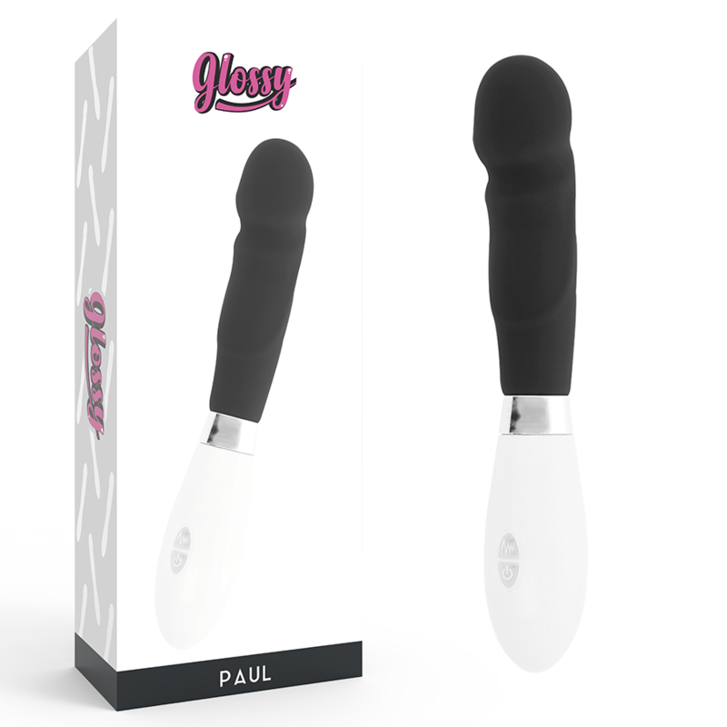 GLOSSY PAUL VIBRATOR BLACK
