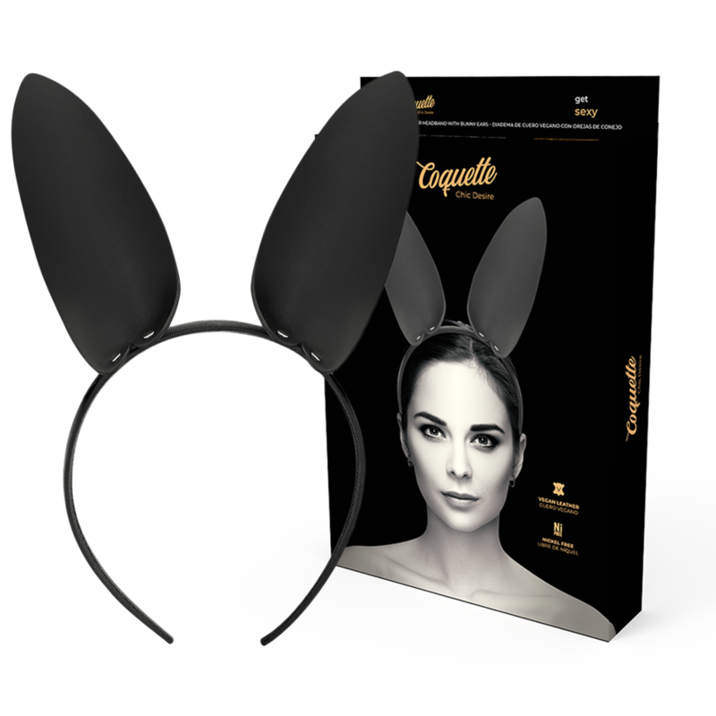 COQUETTE CHIC DESIRE HEADBAND WITH BUNNY EARS