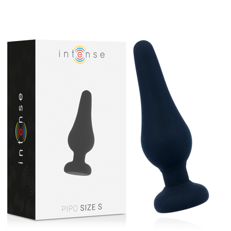 INTENSE ANAL PLUG PIPO S SILICONE BLACK 9.8 CM