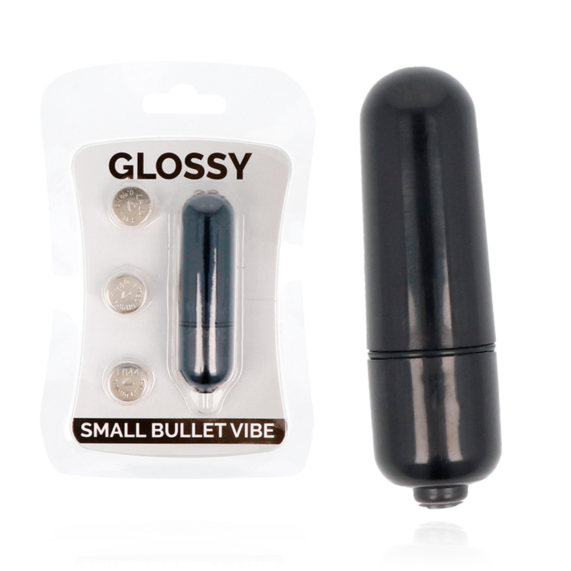 GLOSSY SMALL BULLET VIBE BLACK