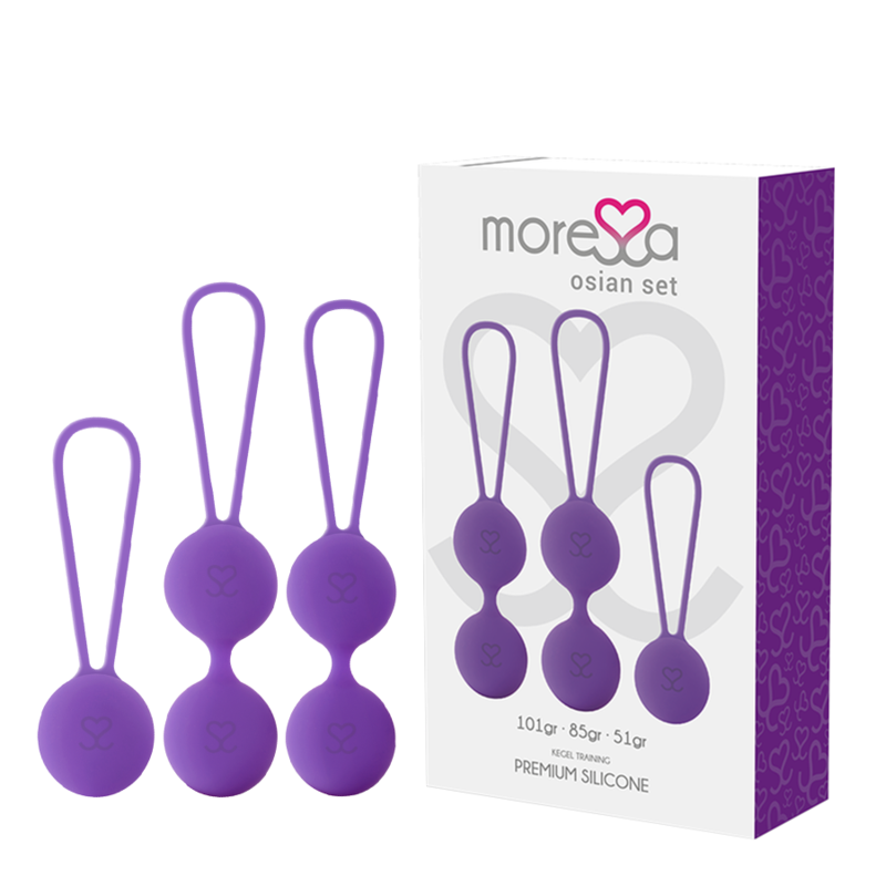 MORESSA OSIAN SET PREMIUM SILICONE  PURPLE