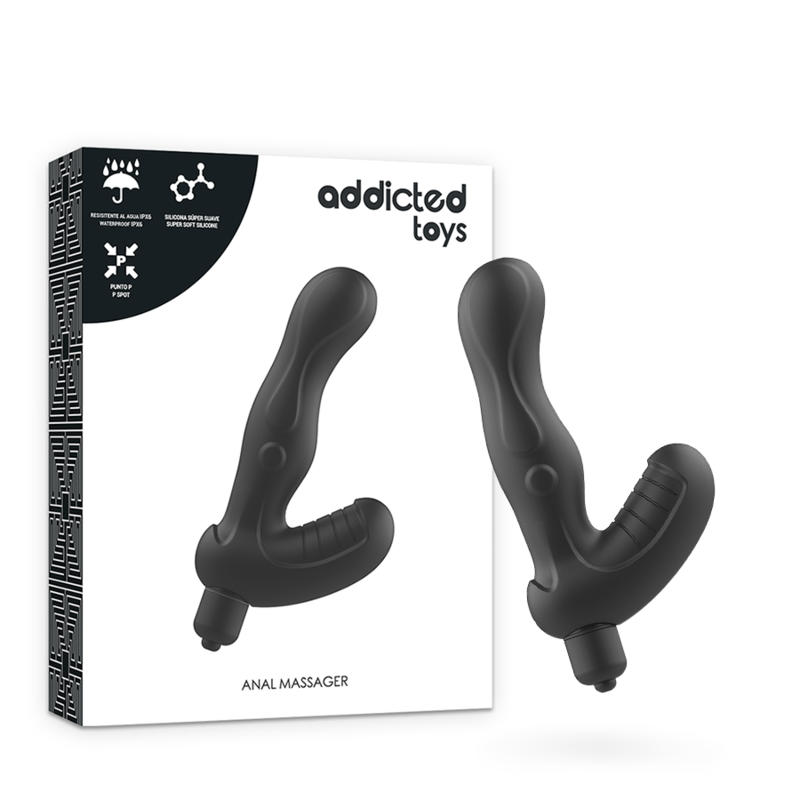 ADDICTED TOYS P-SPOT VIBE SILICONE PROSTATE ANAL STIMULATOR
