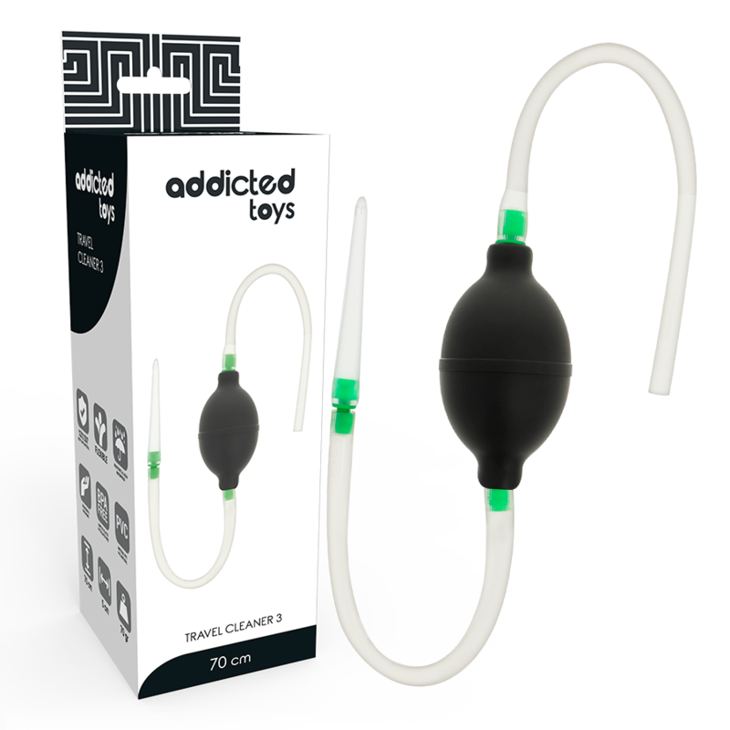 ADDICTED TOYS   BLACK ENEMA SET