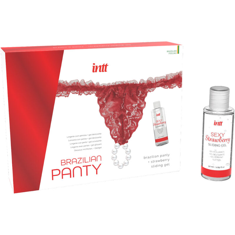 Alternative view of INTT - RED BRAZILIAN PANTY
