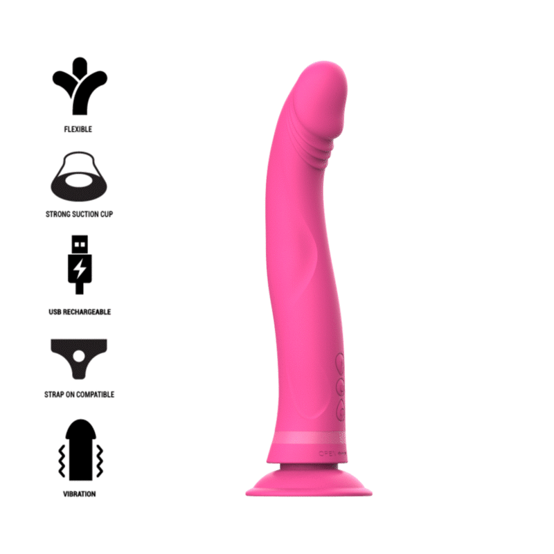 INTENSE - MICHELANGELO DILDO VIBRATOR SILICONE PINK