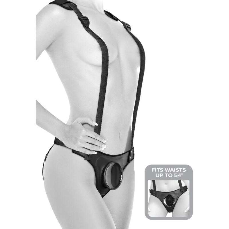Alternative view of PIPEDREAM - BODY DOCK STRAP-ON SUSPENDERS