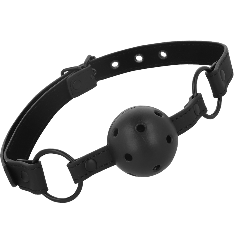 Alternative view of INTENSE FETISH - VEGAN LEATHER BALL GAG