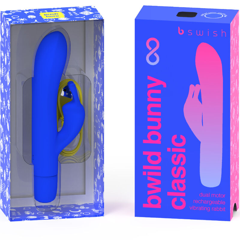 Alternative view of B SWISH - BWILD BUNNY INFINITE CLASSIC SILICONE RECHARGEABLE VIBRATOR PACIFIC BLUE