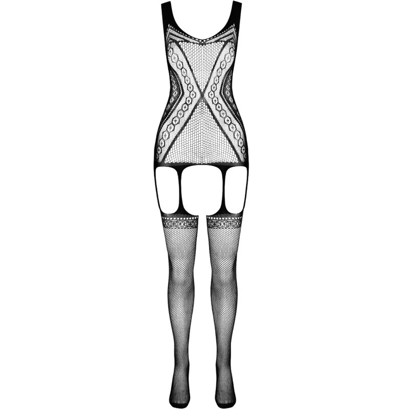 PASSION - ECO COLLECTION BODYSTOCKING ECO BS007 BLACK - Bild 3