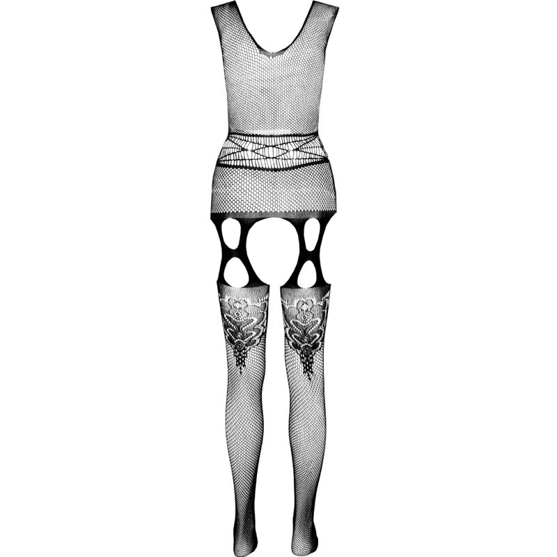 PASSION - ECO COLLECTION BODYSTOCKING ECO BS014 BLACK - Bild 4