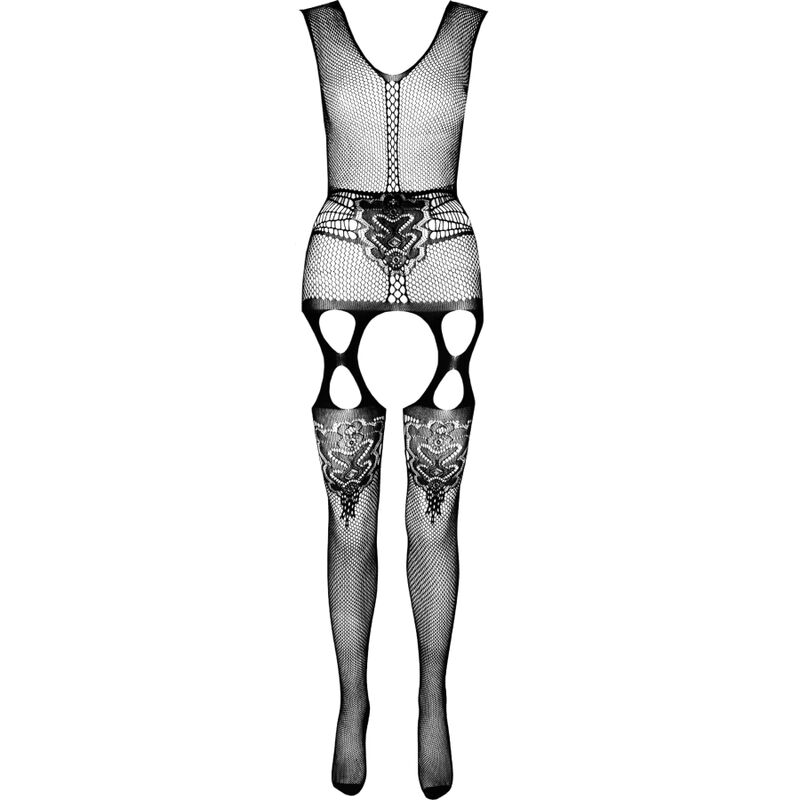 PASSION - ECO COLLECTION BODYSTOCKING ECO BS014 BLACK - Bild 3