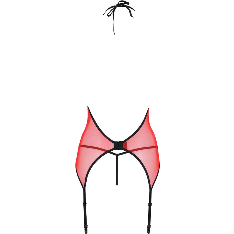 PASSION - PEONIA CORSET EROTIC LINE RED S/M - Bild 5