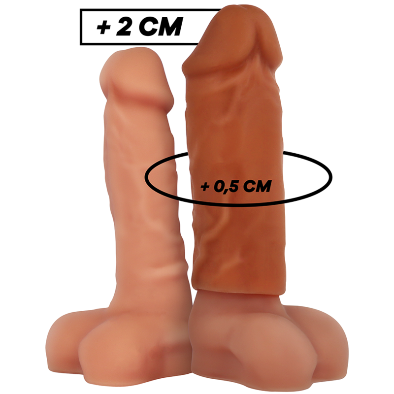 VIRILXL PENIS EXTENDER EXTRA COMFORT SLEEVE V3 BROWN